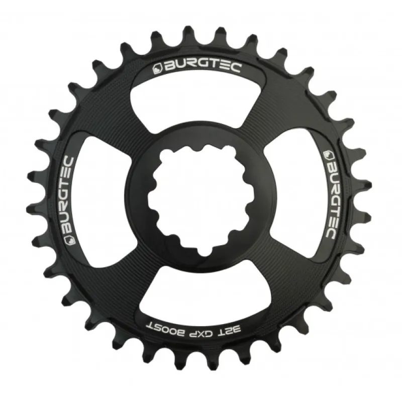 Placă ovală BURGTEC GXP Boost 3mm Offset Thick Thin Chainring ­ Burgtec Black ­ 30T Reduceri